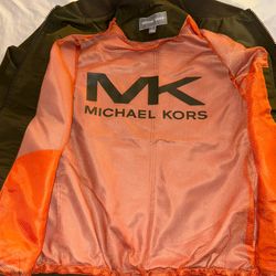 MICHAEL KORS BOMBER JACKET OLIVE COLOR
