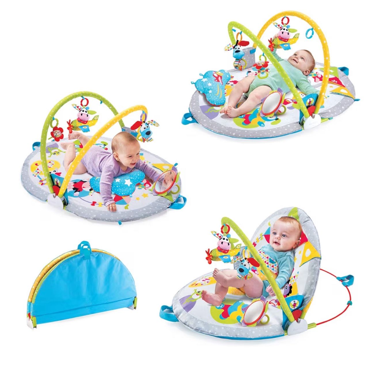 New Yookidoo Baby Lay-To-Sit Playmat