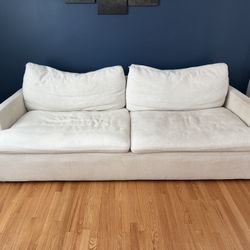 White Couch 93”x41”x29”
