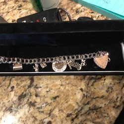 Sterling Silver Charm Bracelet All 925