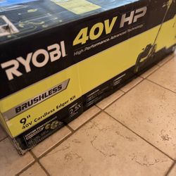 New never used Ryobi 40v edger brushless 