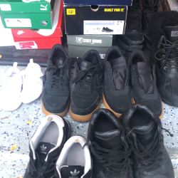 15 pairs of shoes puma nike air max court vision