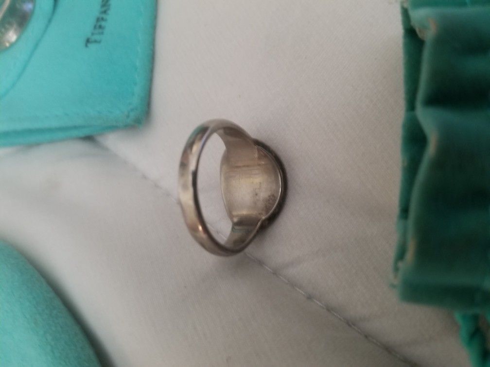 Tiffany and Company Oval Signet Ring Size $75