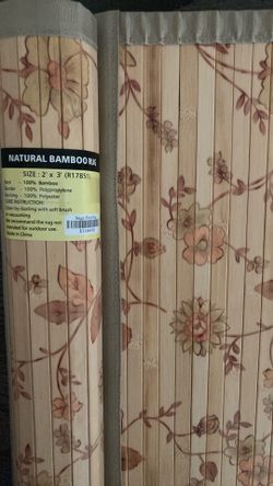 Natural Bamboo rug