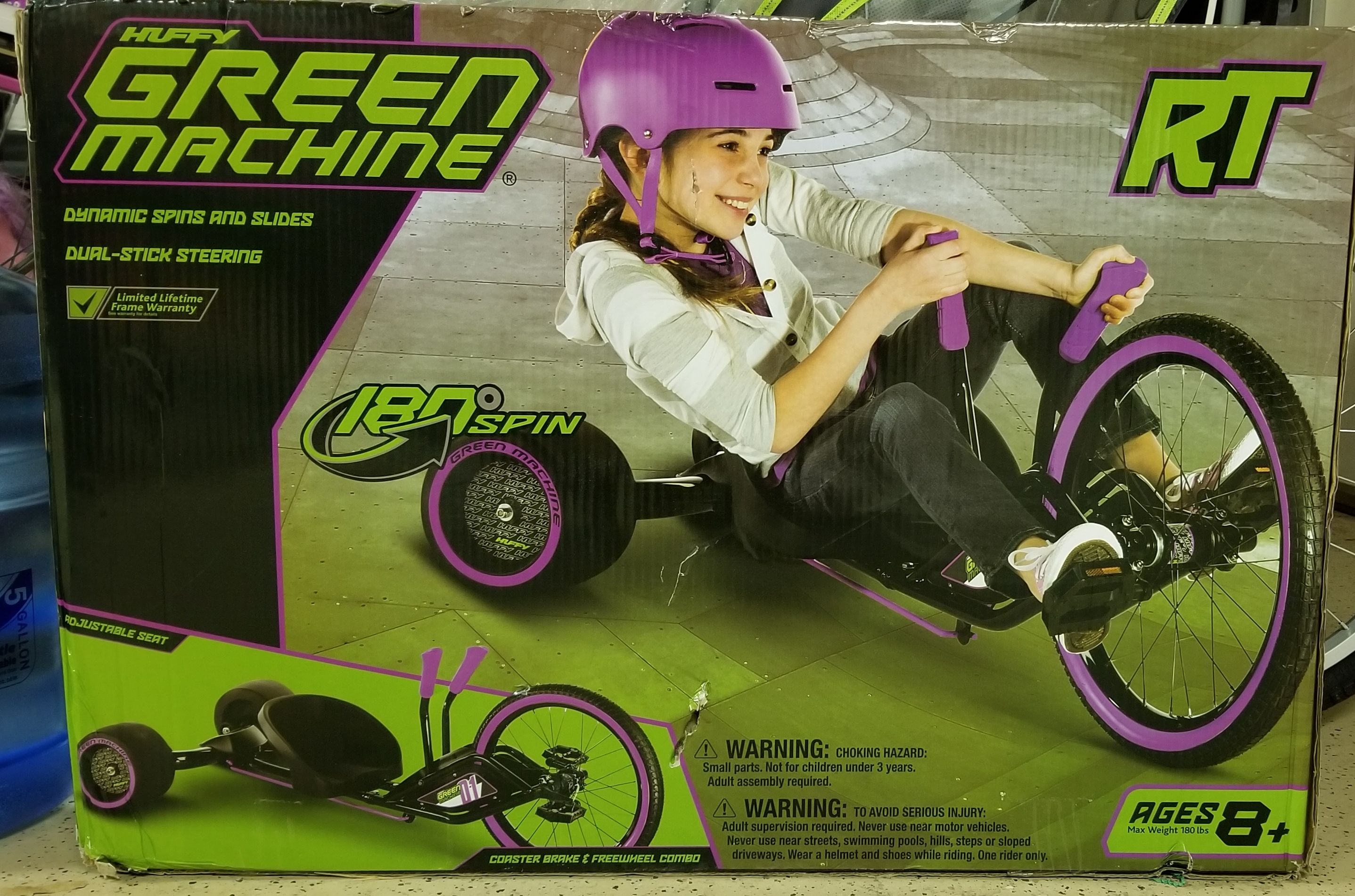 Huffy green cheap machine purple
