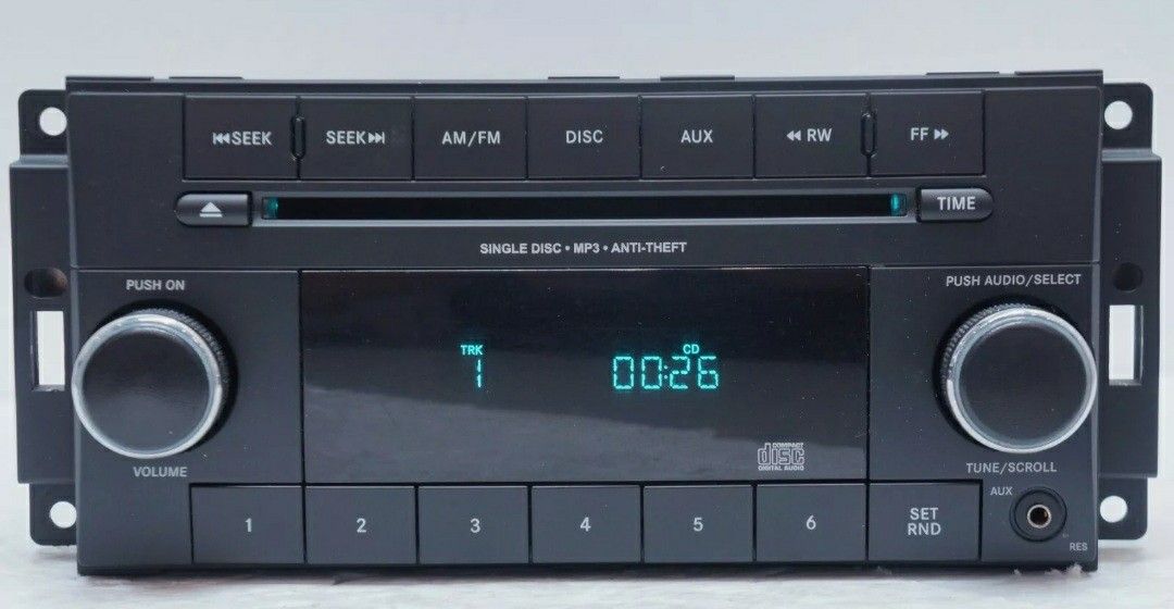 13-17 Dodge Jeep Chrysler OEM Factory Radio AM/FM CD MP3 Player P/N: P05091195AC