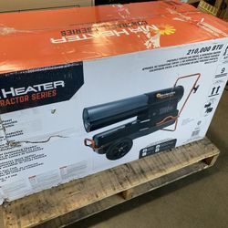 Mr. Heater Contractor 210,000 BTU Black Forced Air Kerosene/Diesel Space Heater with Thermostat