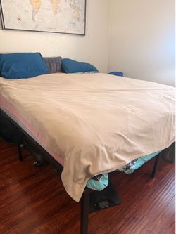Free bed frame and mattress