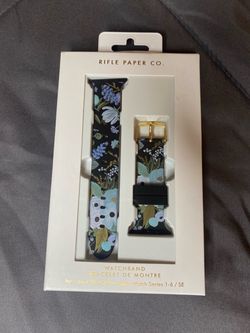 Rifle Paper Co. Floral Apple Watch Band 38/40/41mm New in Box