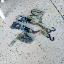 Ratchet Straps Camo 