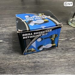 New 4 PCS Drill Brush Set Power Scrubber Attachments 