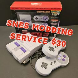 SNES Mini Classic Add Games $30