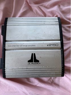 JL audio amp
