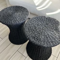 Woven Side Tables