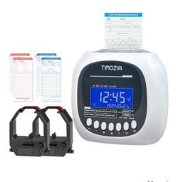 Time Clock for Employees Small Business, 6 U.S. Time Zones,