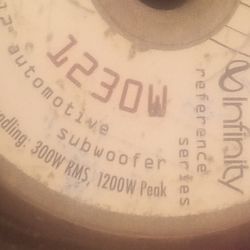 Infinity subwoofer 