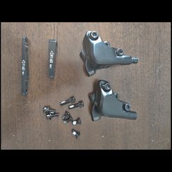 TRP hydraulic brake calipers.