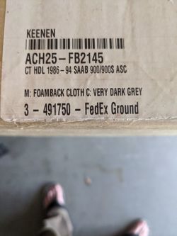 Headliner For 1(contact info removed) Saab 900/900S ASC