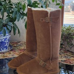 Bearpaw 16" Johanna Hickory Womens Boots Size 8