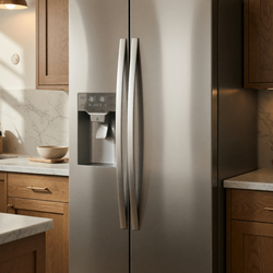 2022 Winia WFRSY22D2T Side-by-Side Refrigerator – Poor Condition, 20 Cu Ft - Fort Worth, TX