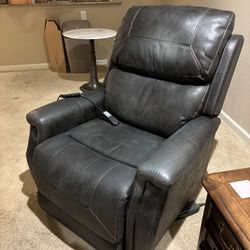 Leather Recliner With Lift