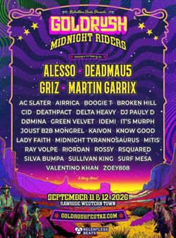 2 tickets for Gold Rush (Two-Day) 2026 - GA