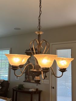 Light fixture 18” wide.