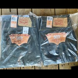 Levi 501 Jeans Brand New Size 33 L  X 34L