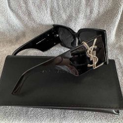 Saint Laurent Black Frane Sunglasses