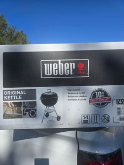 Weber Barbecue pit