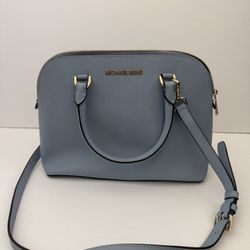 Michael Kors Cindy Large Leather Dome Satchel