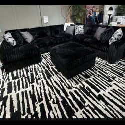 Brand New Comfy Ashley Corduroy Sectional