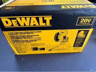 Dewalt miter saw cordless