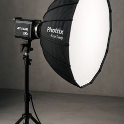 Pro Video Lighting Kit – Aputure 200d + Softbox (No Power Adapter)