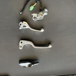 Kawasaki 2022 left and right, clutch and brake handles