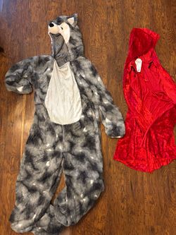 Big bad wolf and little red riding hood couples Halloween costume