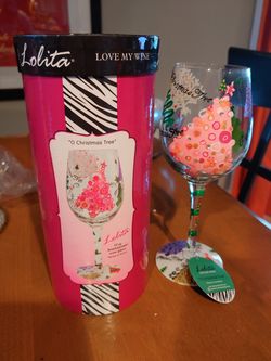 Rare collectable wine glasses LOLITA