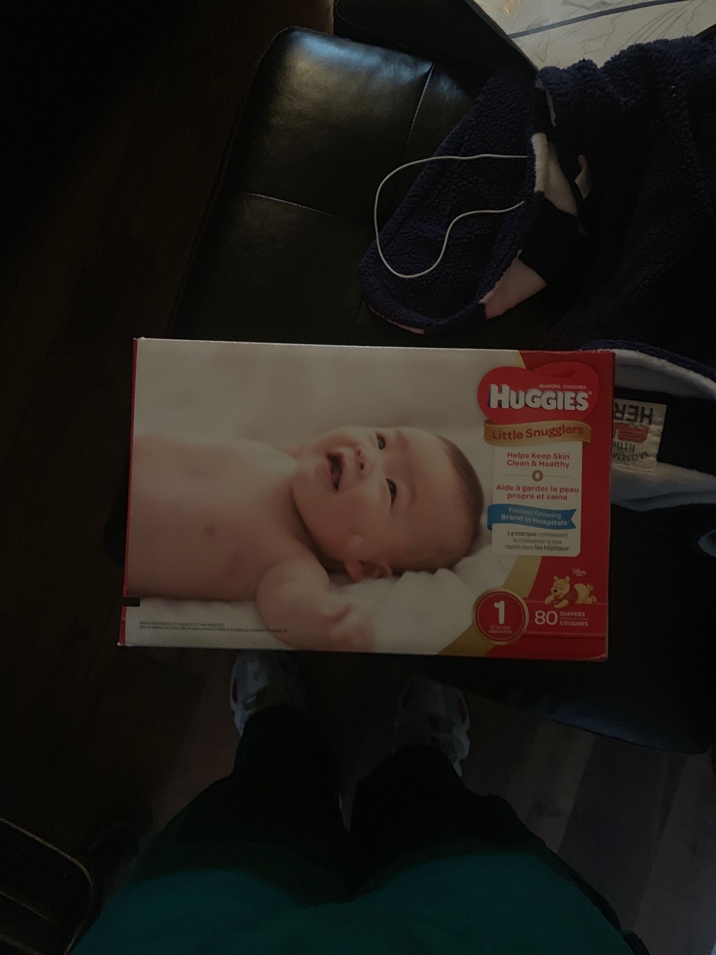 Unopened size 1 diapers huggies