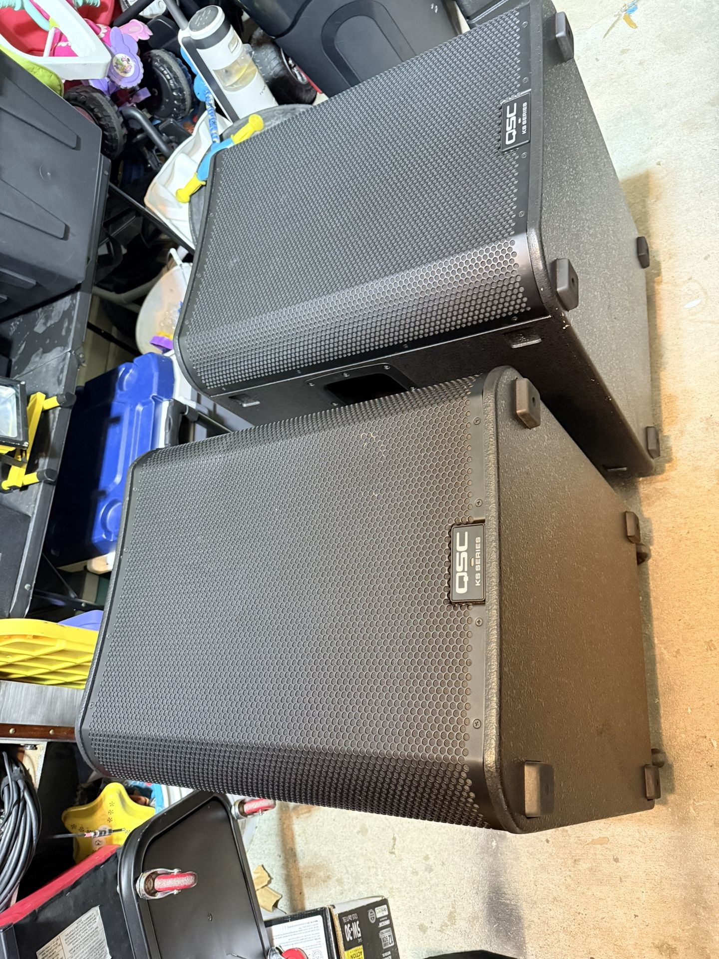 2 QSC KS118 3600 Watt Subwoofers