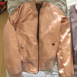 Gold Bomber Jacket