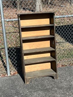 Vintage Antique Book Shelf 