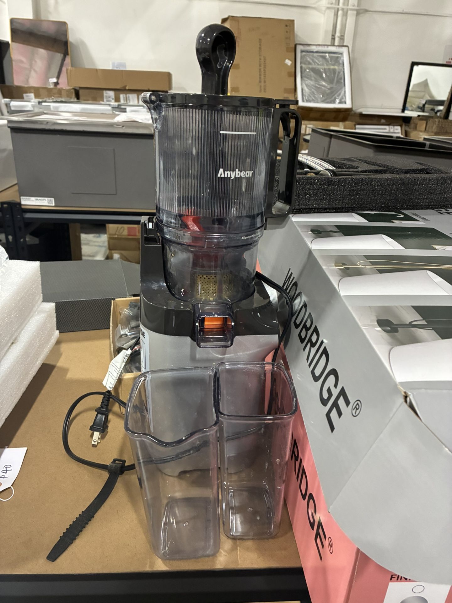 Anybear Cold Press Juicer, 200W Masticating Slow Juicer 4.3 New In Box Anybear Cold Press Juicer, 200W Slow Masticating Juicer 4.3
