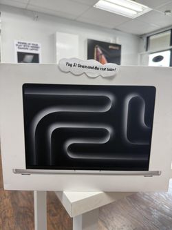 MacBook Pro 14 Inch M3 Chip Laptop - Pay $1 To Take It Home Today and pay the rest later.