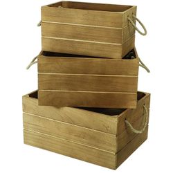 Wood Storage Crates,Handmade K(98)