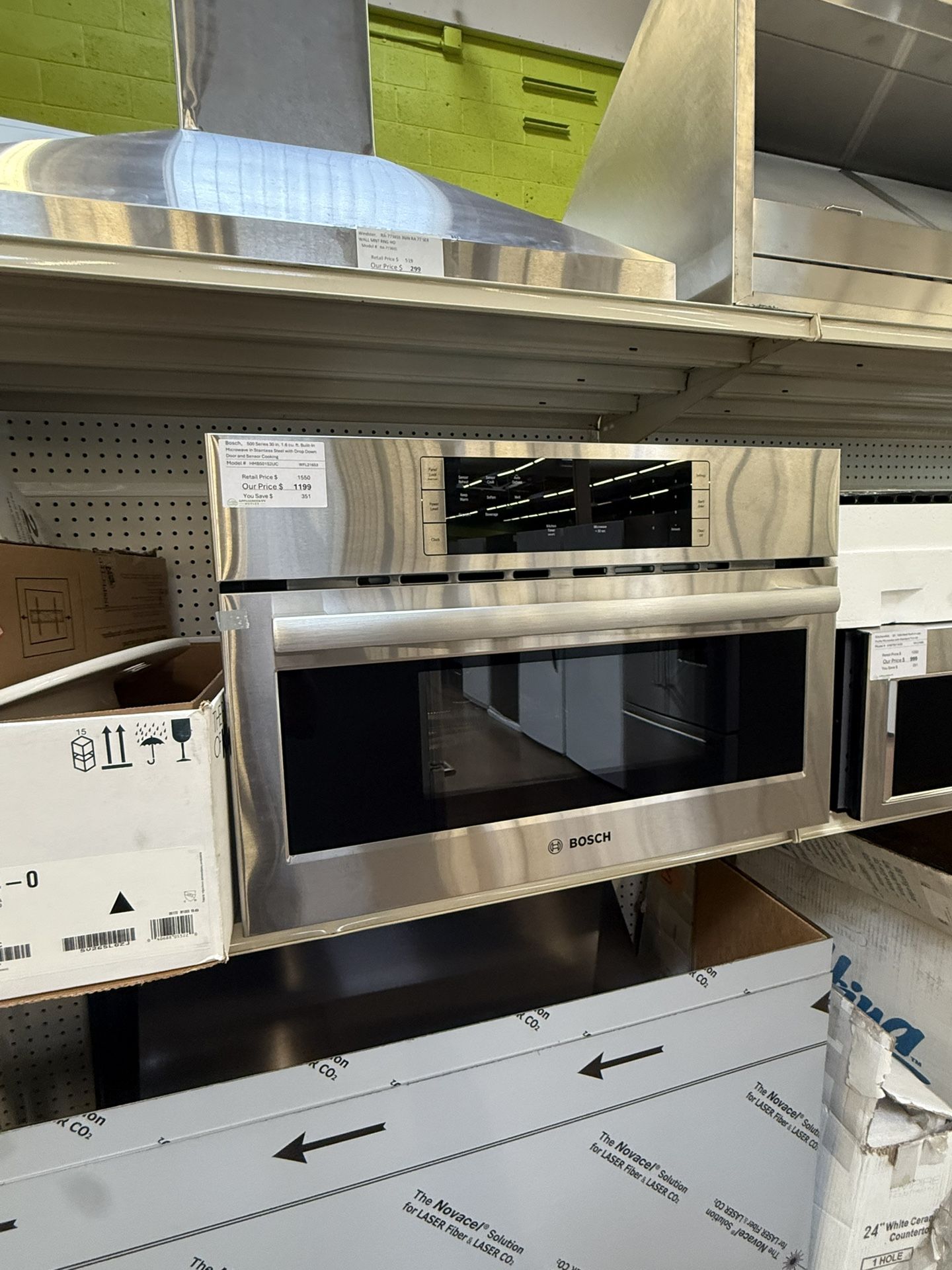 Bosch 500 series built in microwave oven