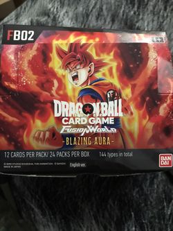 Opened Dragon Ball Super Booster Box And Packs With Secret Rare And Super Rare