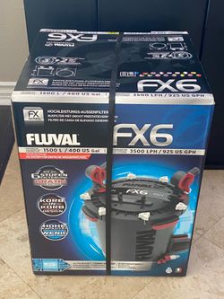 BRAND NEW! FLUVAL FX6 CANISTER FILTER FOR FISH TANK | AQUARIUM - FACTORY SEALED!
