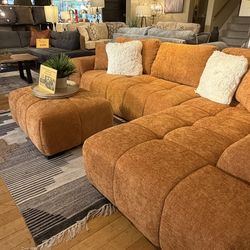 Sectional with ottoman NEW! MHF