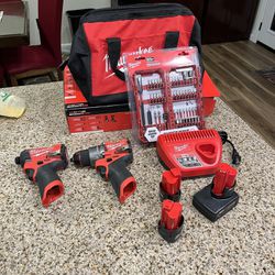 Milwaukee M12 Fuel Hammer Drill Driver Impact Driver 
