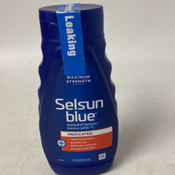 Selsun Blue Medicated Anti-dandruff Shampoo with Menthol, 11 fl. oz., Maximum